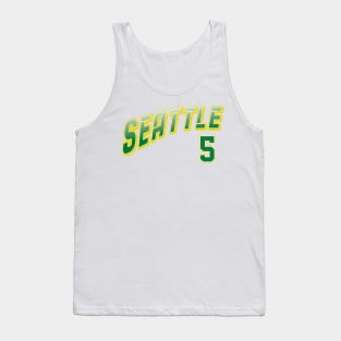 Retro Seattle Number 5 Tank Top